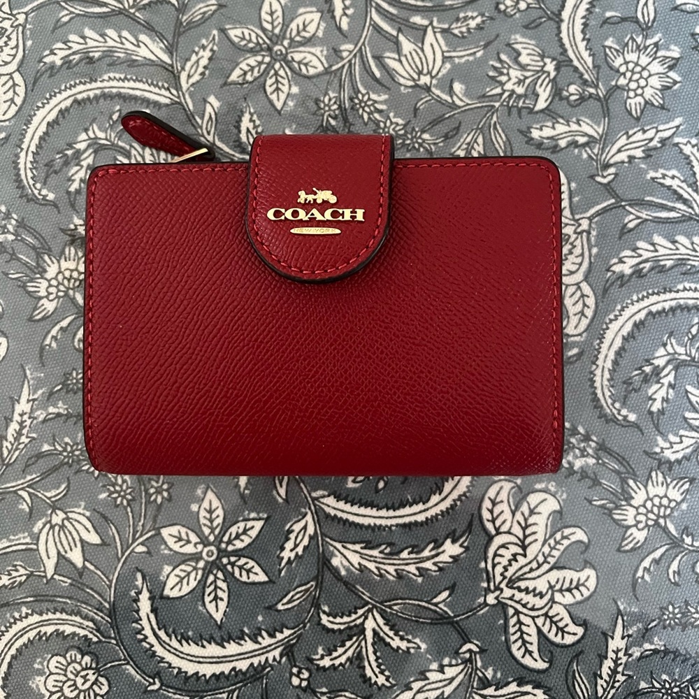Coach Red Wallet